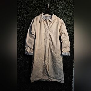 Men's Cream Raincoat